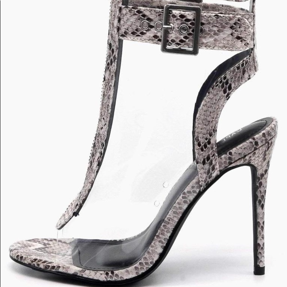 Snakeskin Heels (Read Caption) One Day Sale